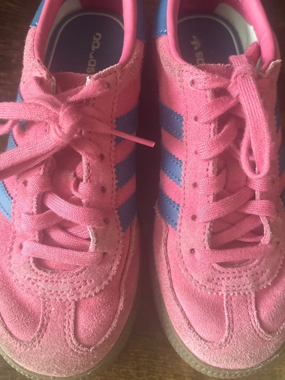 Hot pink girls adidas ortholite sneakers
